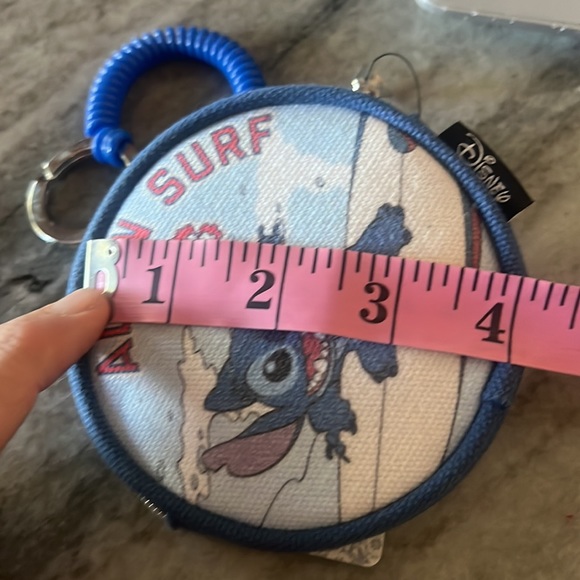 DISNEY Lilo & Stitch Canvas Coin Bag - Picture 15 of 16